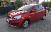 Red Mitsubishi Mirage 2017 for sale in Manual