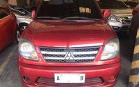 Red Mitsubishi Adventure 2015 for sale in Manual