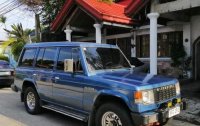 Blue Mitsubishi Pajero 1989 for sale in Quezon