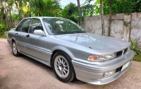 Brightsilver Mitsubishi Galant 1991 for sale in Mandaue 