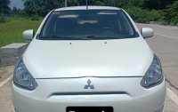 Pearl White Mitsubishi Mirage 2013 for sale in Calumpit